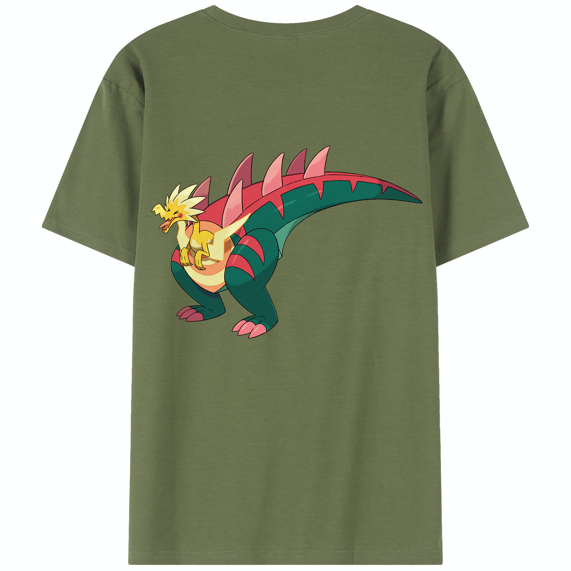 （画像用） ポケットモンスター Pokémon 綿100％半袖Tシャツ（背面プリント）